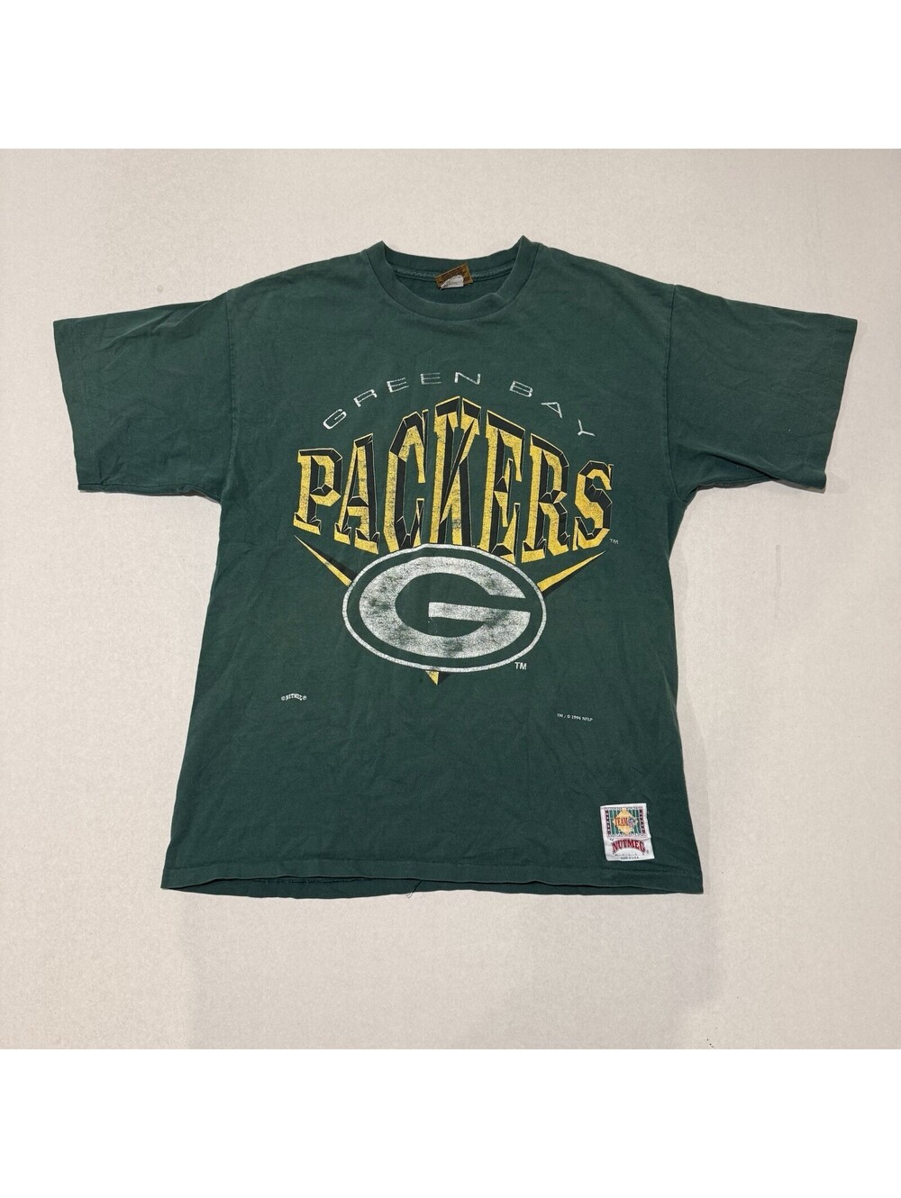 Vintage 1994 Green Bay Packers Shirt Size L Nutmeg Made In USA Men’s